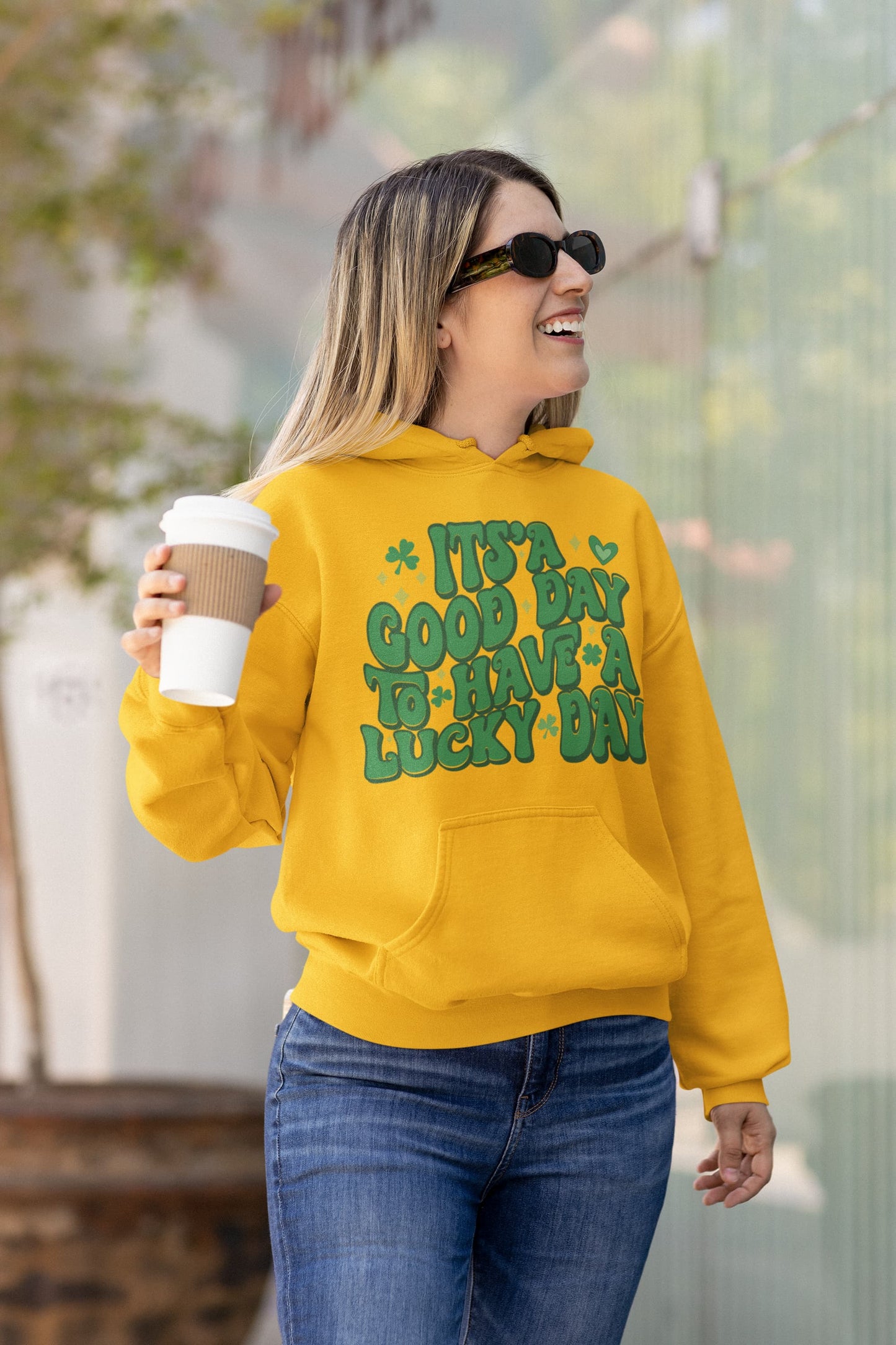 Women's Golden Yellow Hoodies