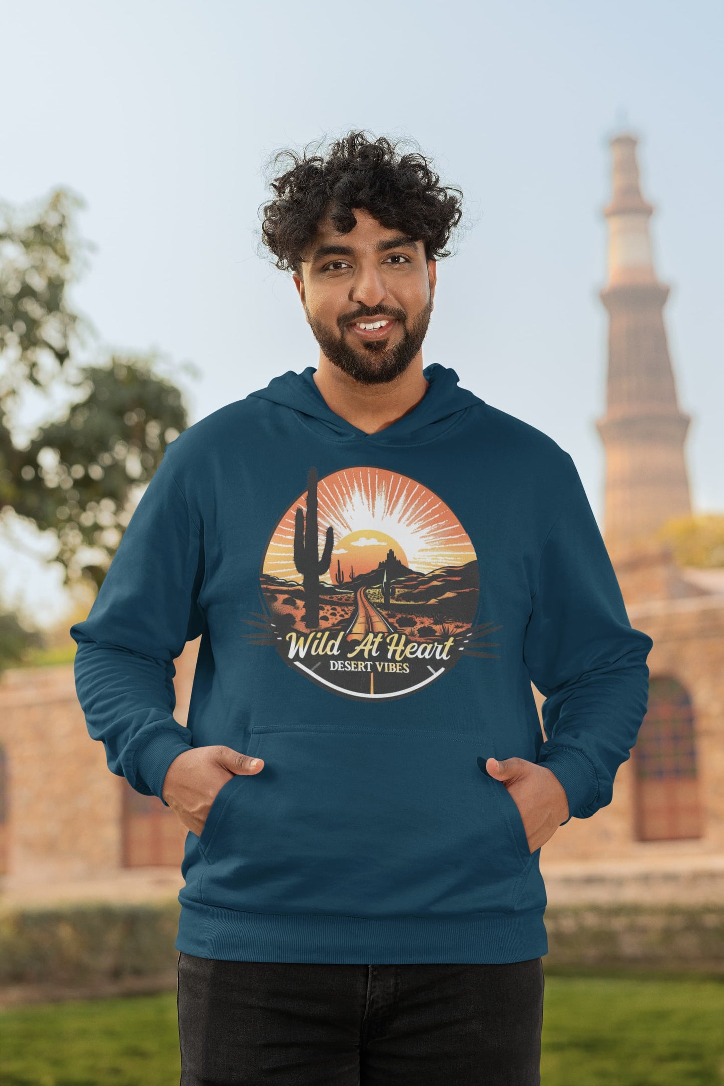Men's Navy Blue Hoodies