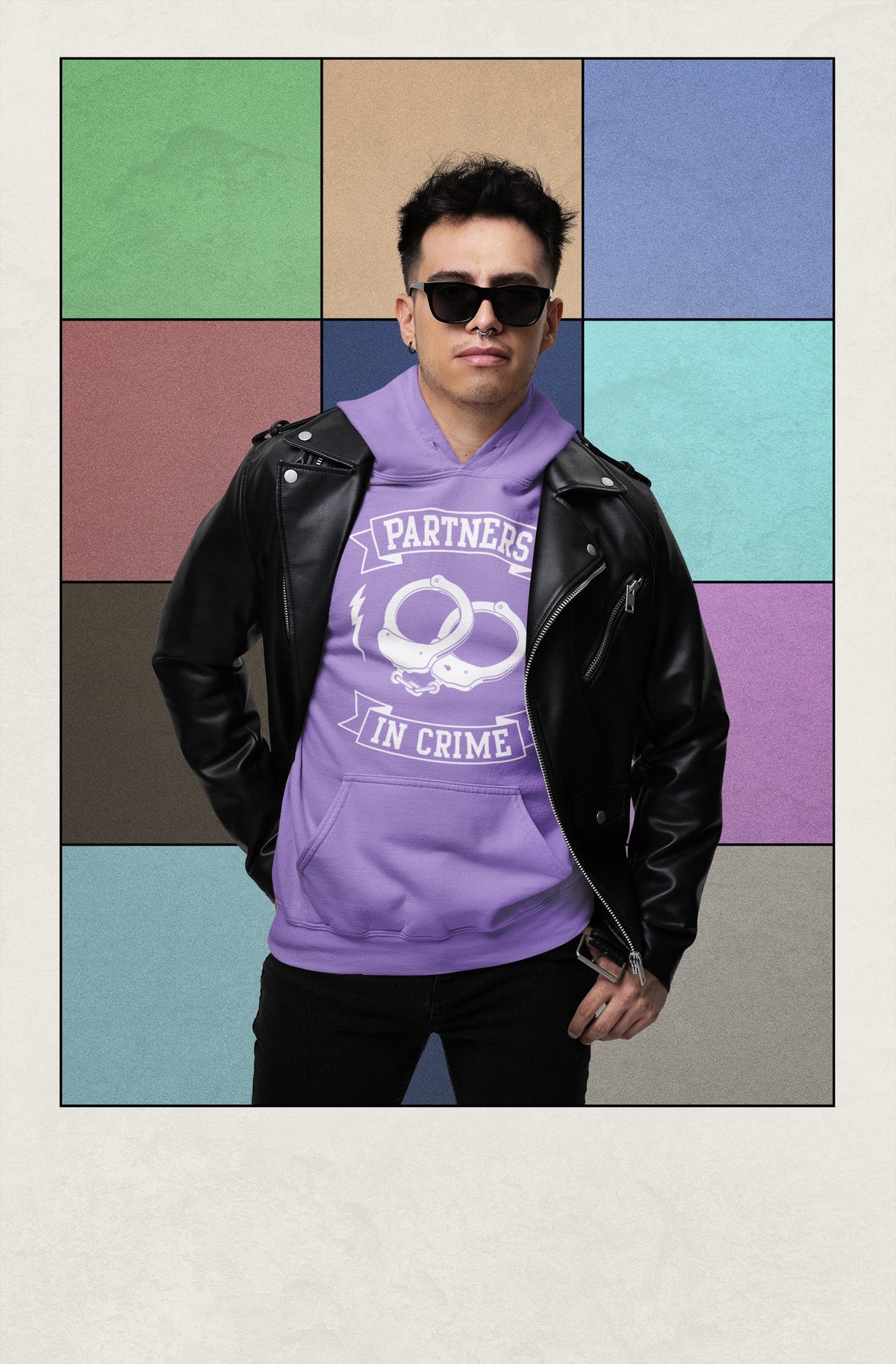 Men's Iris Lavender Hoodies