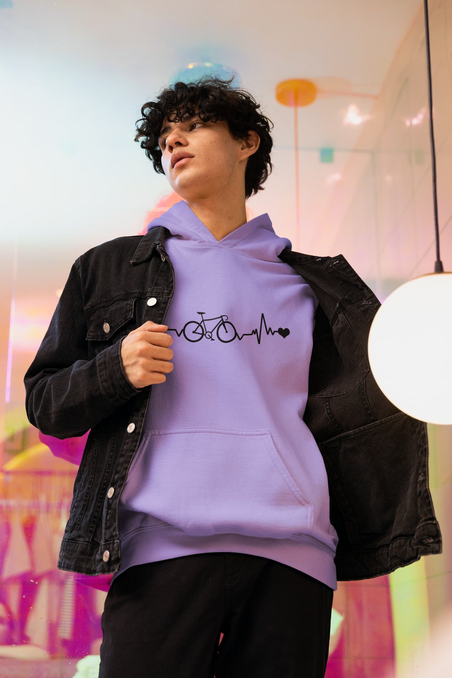 Men's Iris Lavender Hoodies