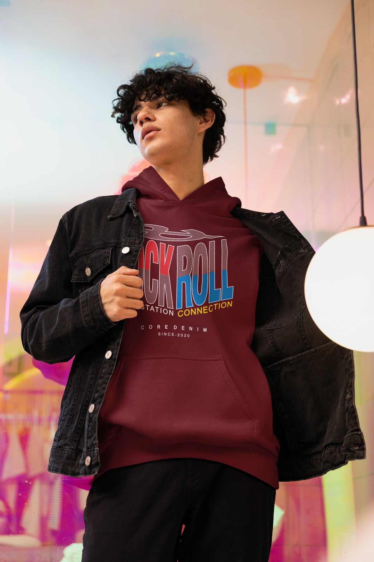 Men's Maroon Hoodies