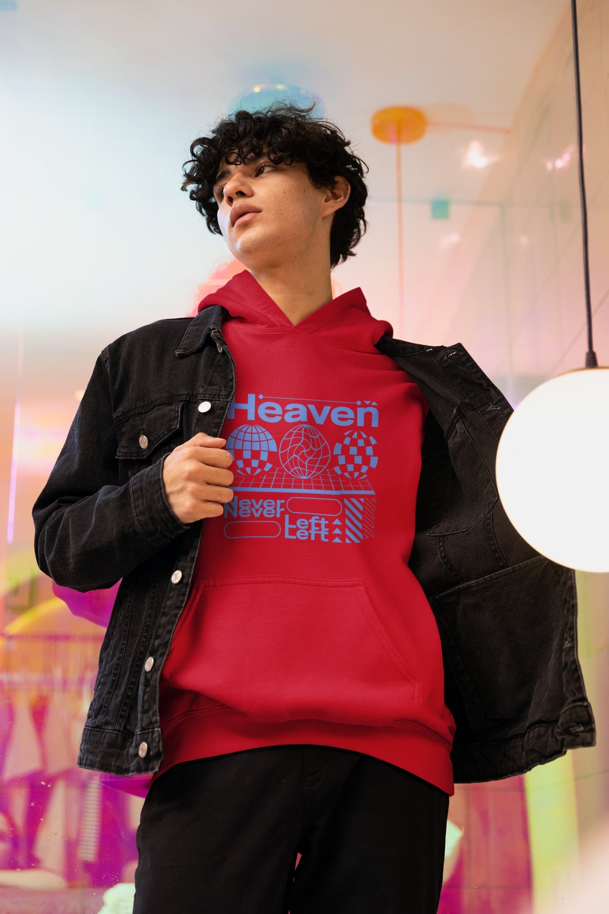 UNISEX RED HOODIES