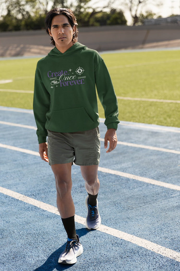 MENS OLIVE GREEN HOODIES