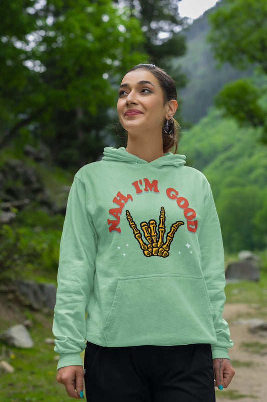 Men's Mint Green Hoodies