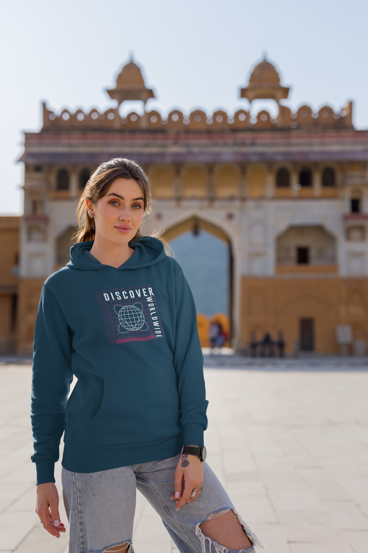 UNISEX NAVY BLUE HOODIES