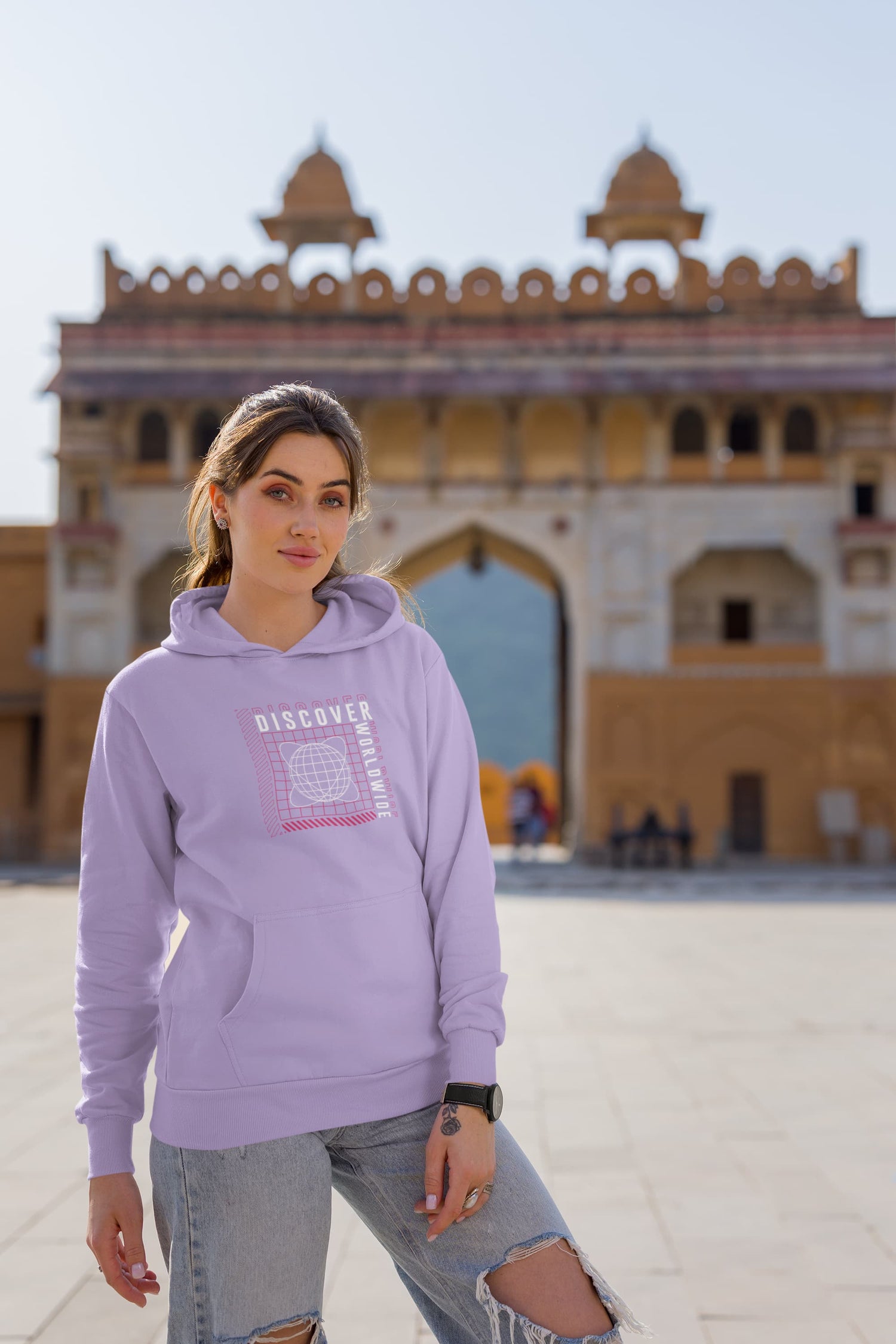 UNISEX IRIS LAVENDER HOODIES