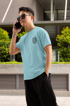 Men's Silver Frost Round Neck T-shirts