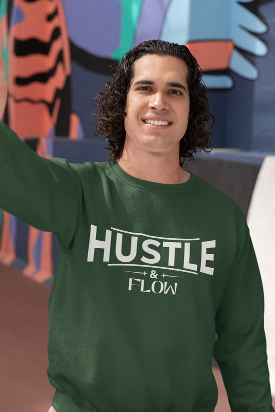 MENS OLIVE GREEN SWEATSHIRT