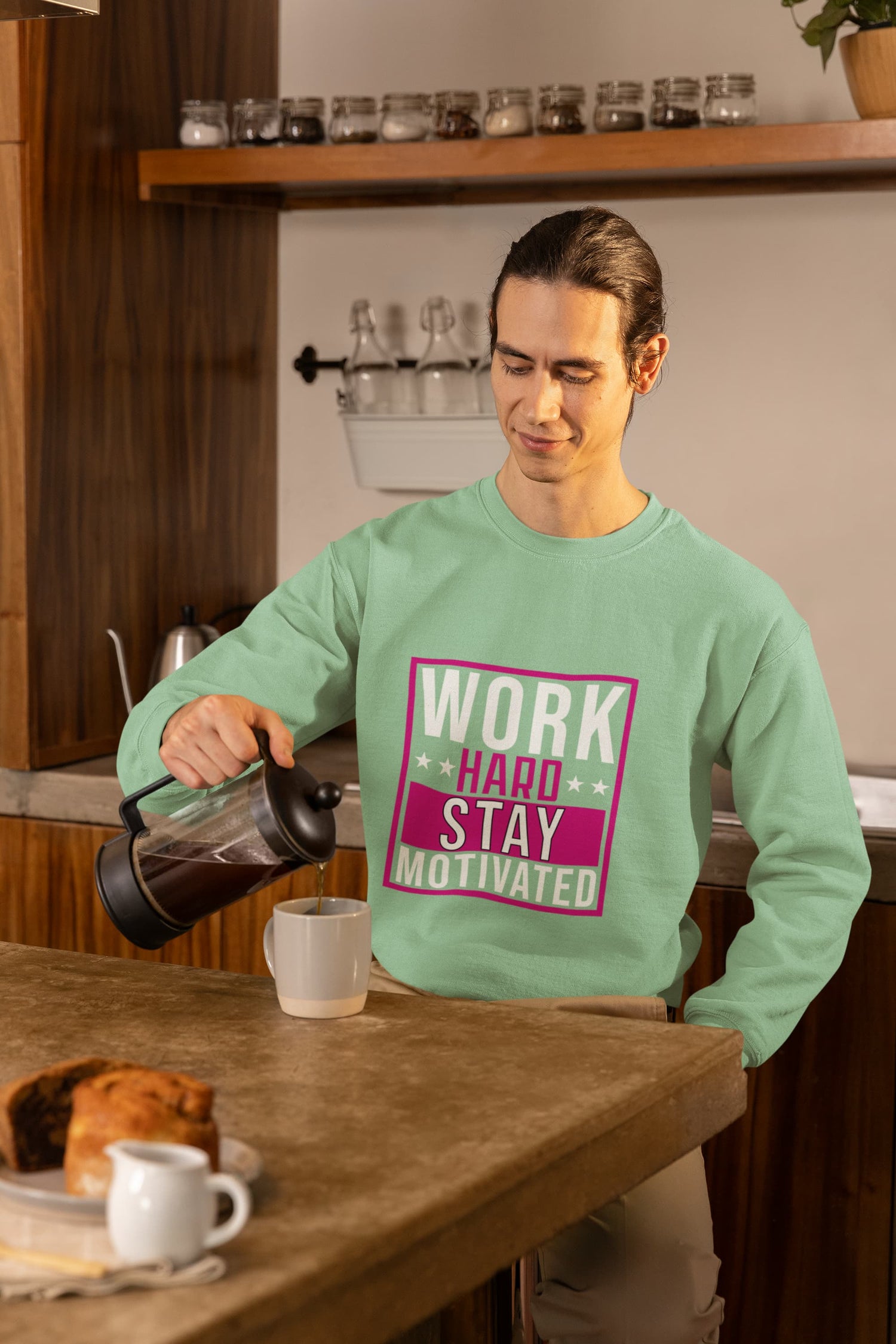 UNISEX MINT GREEN SWEATSHIRT 