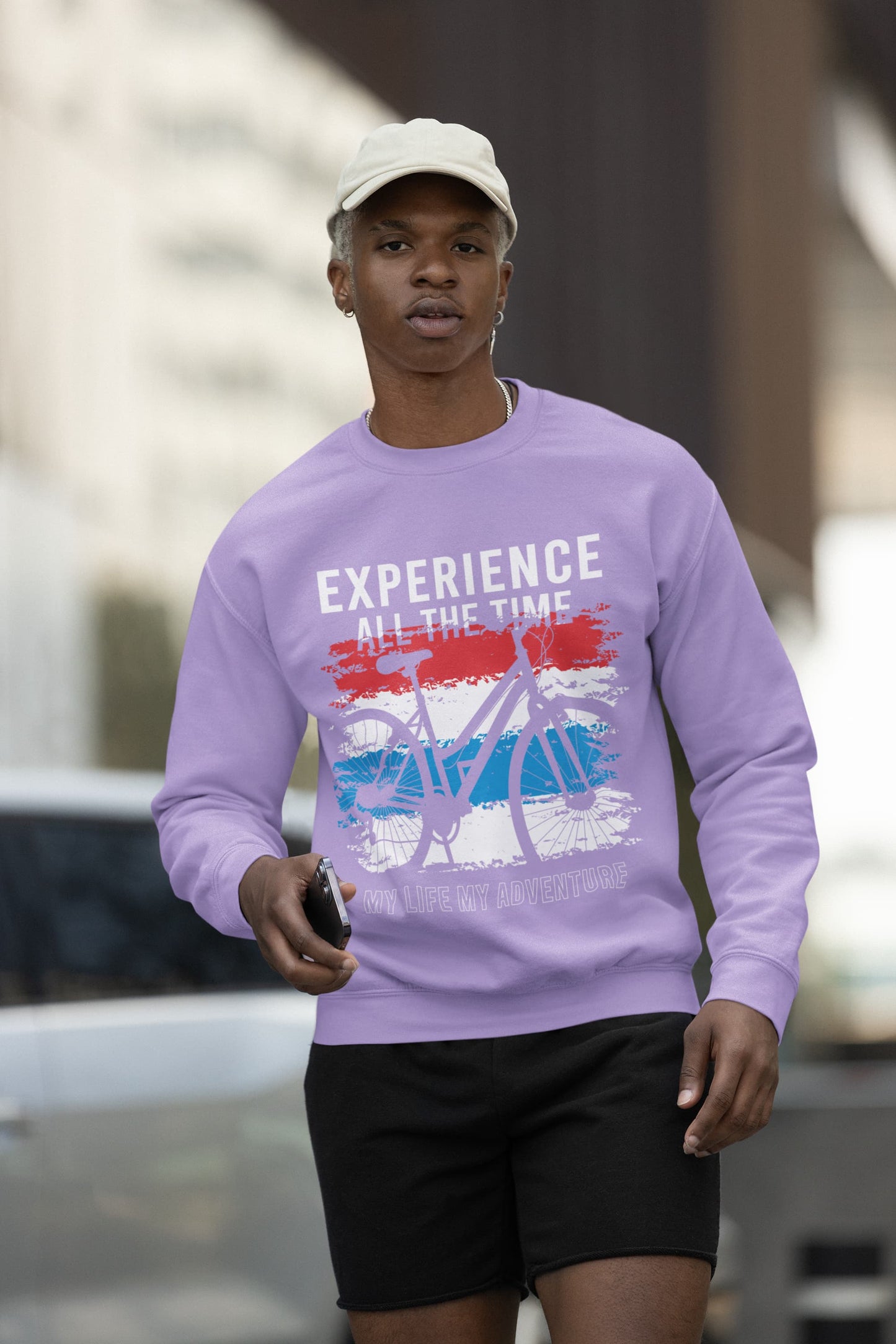 Men's Iris Lavender Sweatshirts
