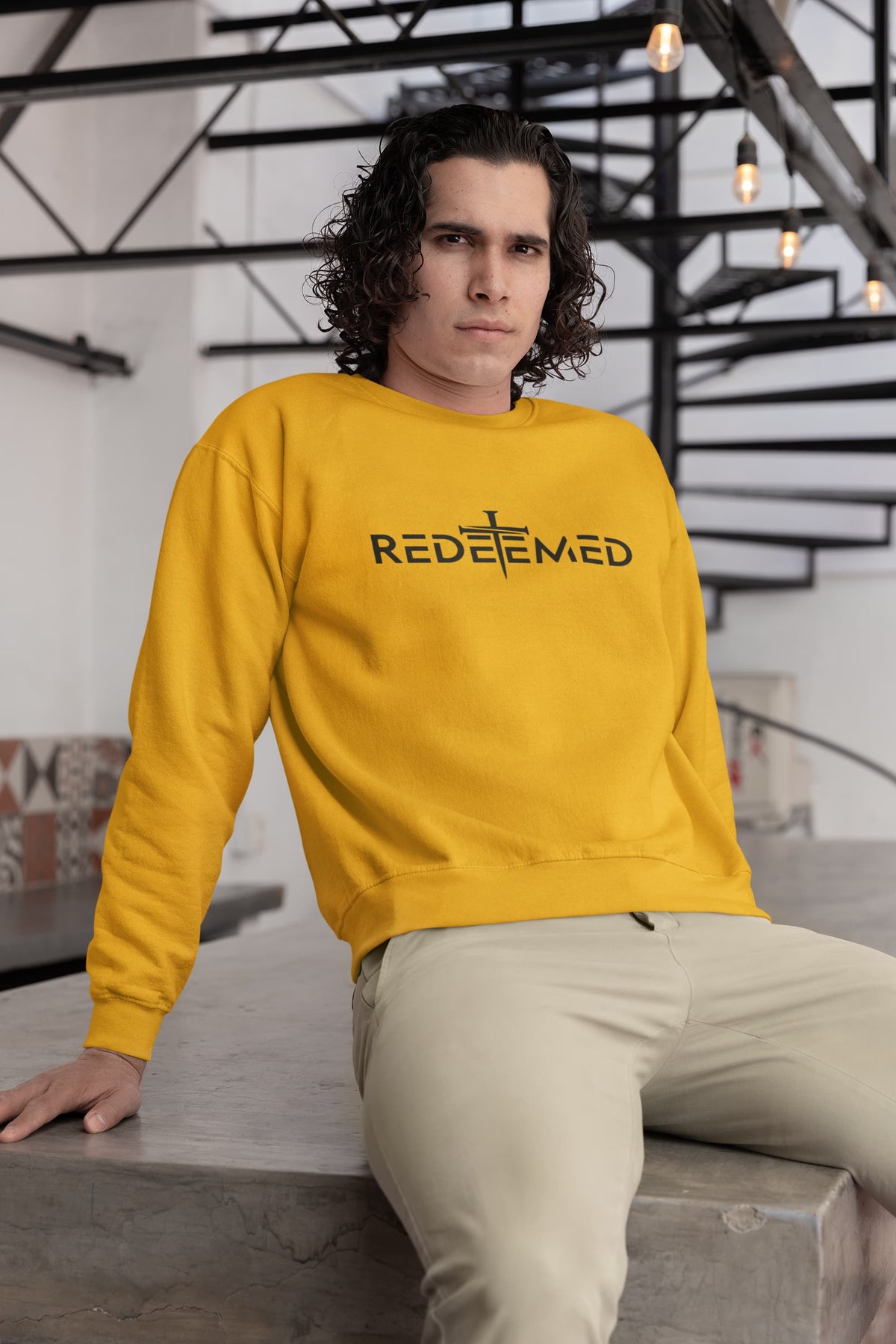 Karavirs® Raptor Golden Yellow sweatshirt for men India