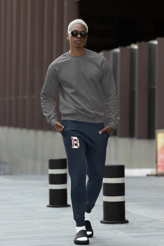 MENS NAVY BLUE JOGGERS