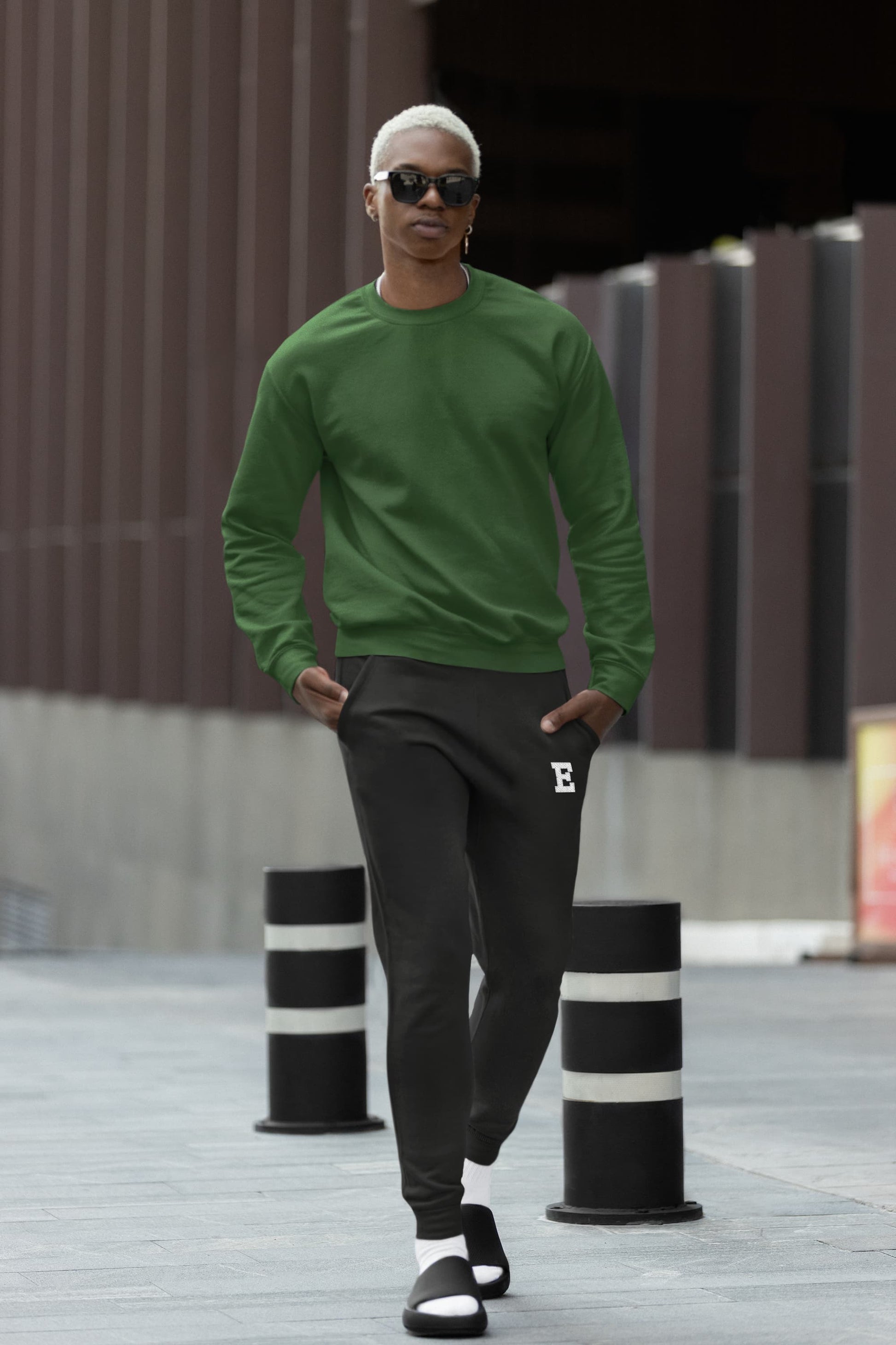 Men's Black Joggers