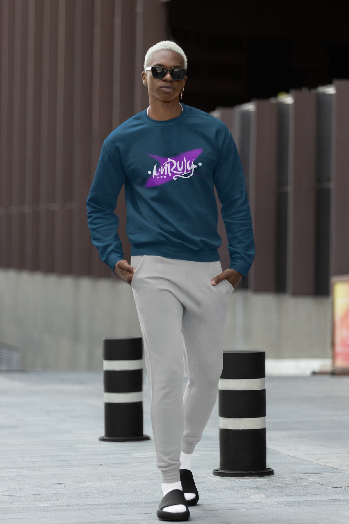 MENS NAVY BLUE SWEATSHIRT