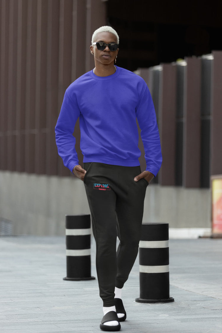 MENS BLACK JOGGERS 