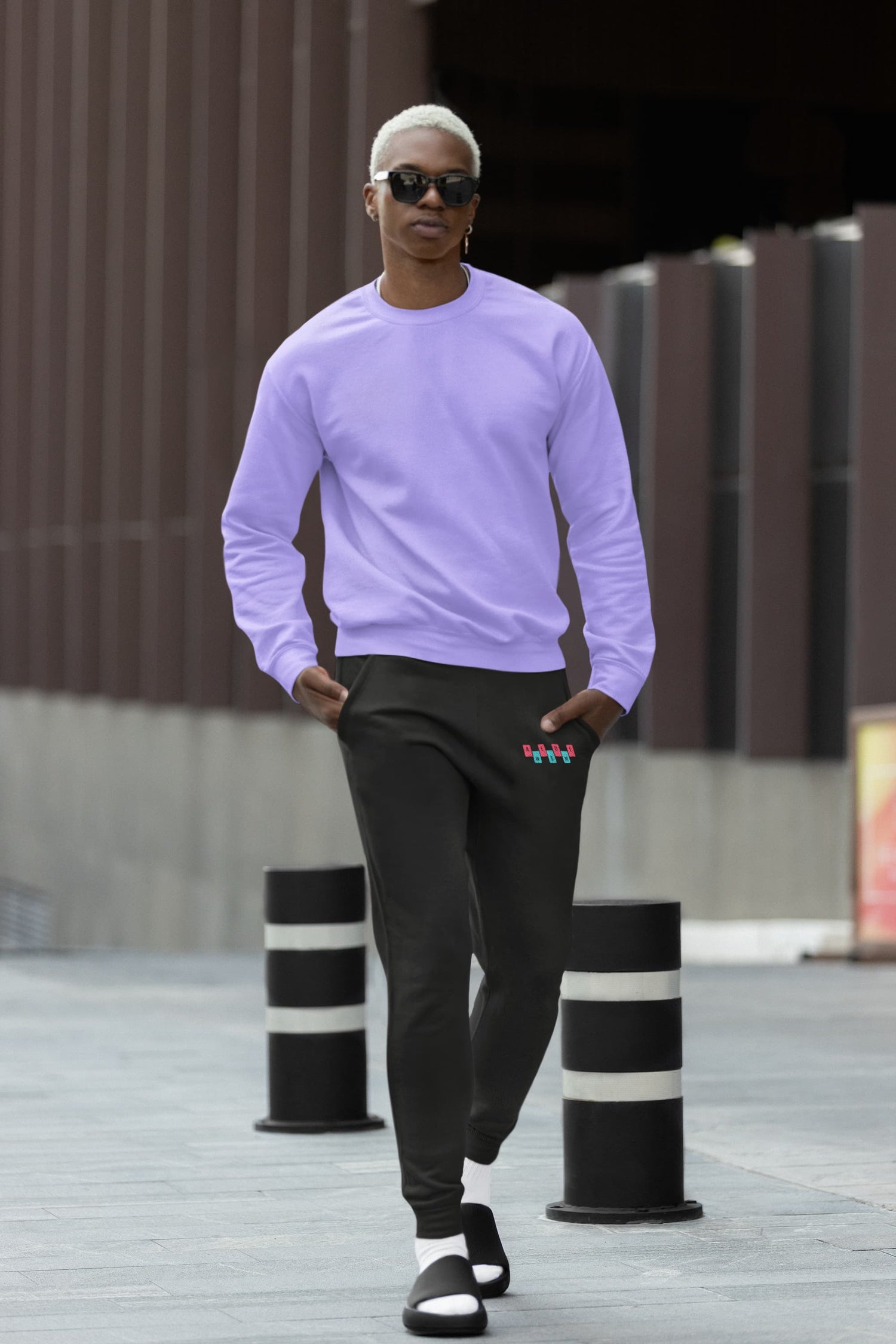 MENS BLACK JOGGERS 