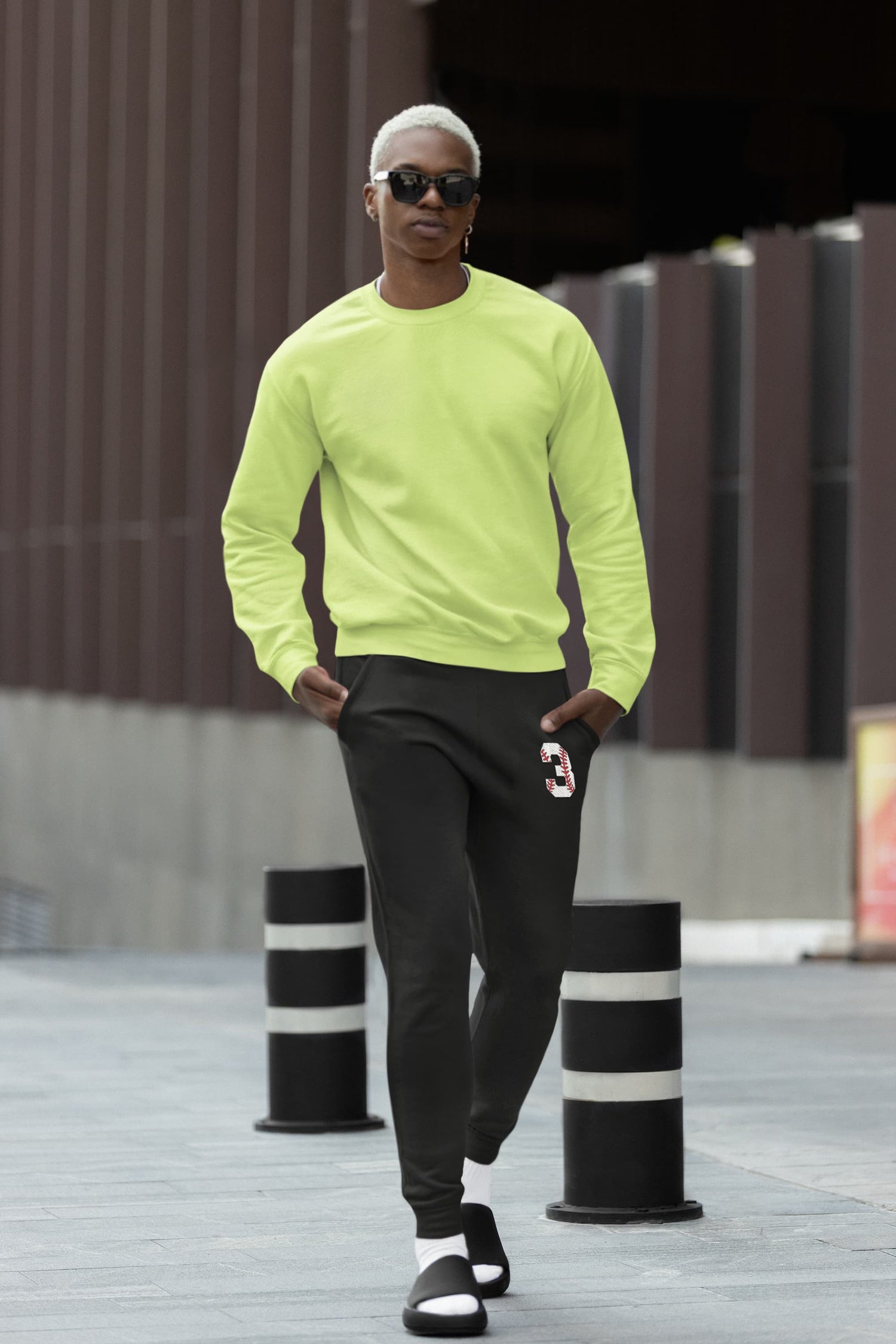 MENS BLACK JOGGERS 