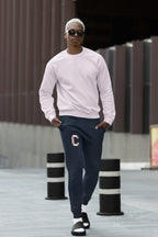MENS NAVY BLUE JOGGERS