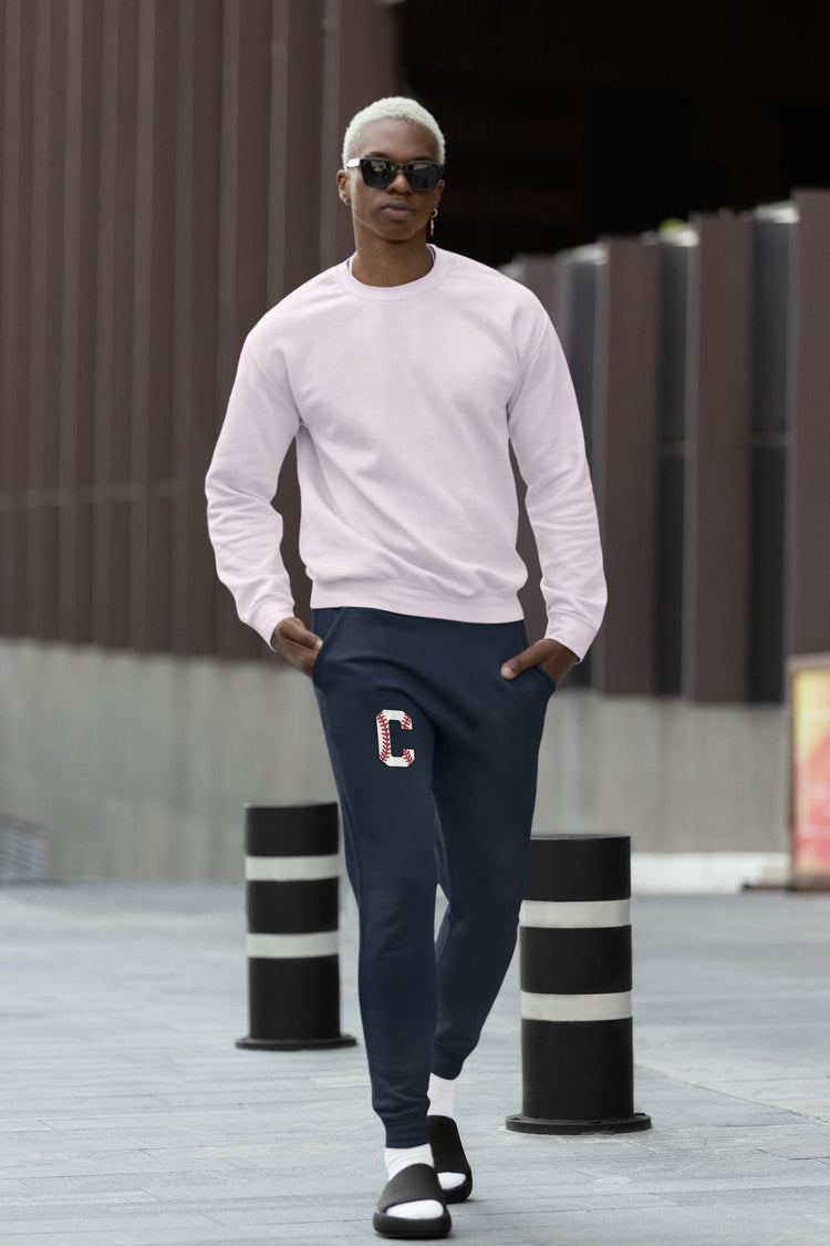 MENS NAVY BLUE JOGGERS