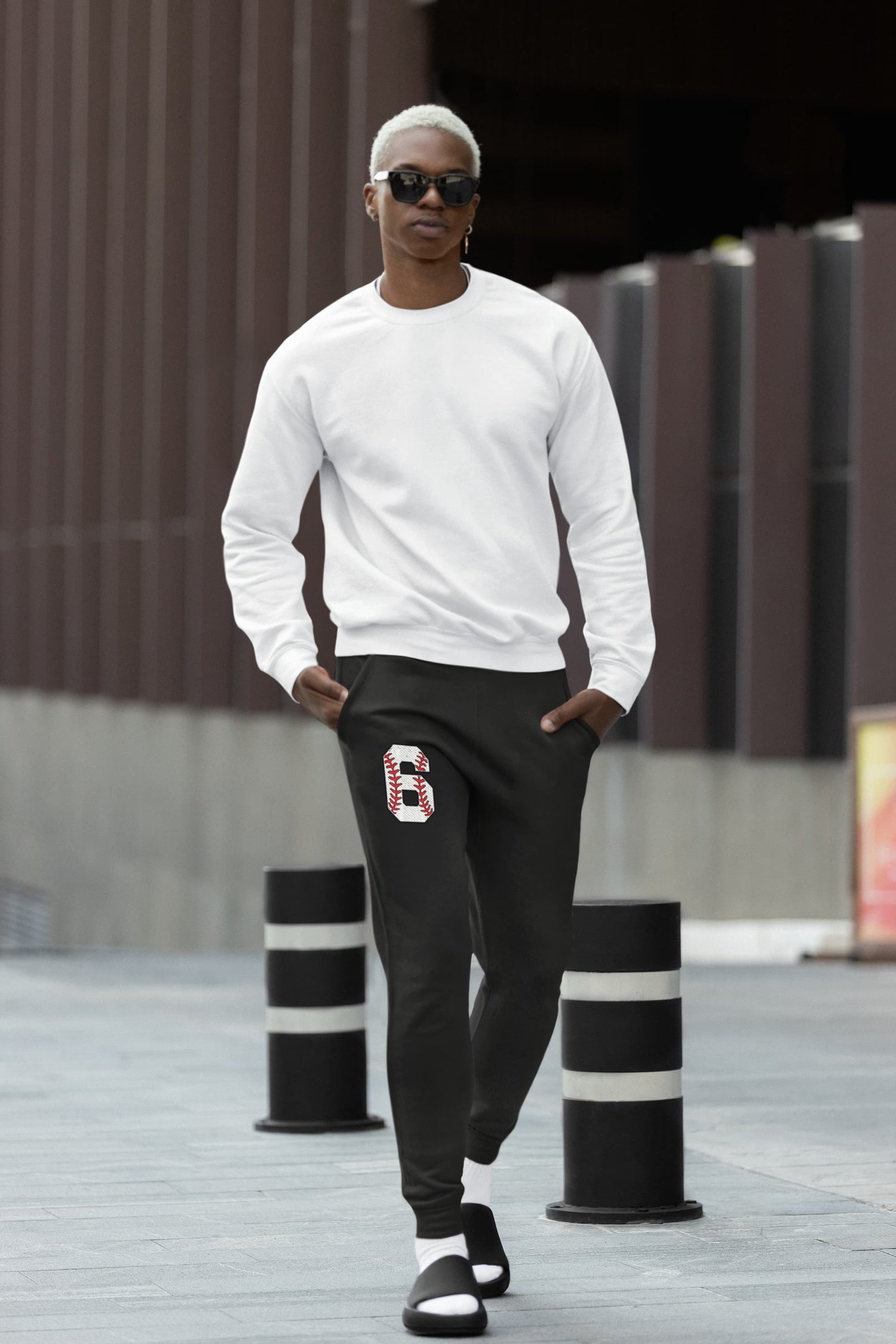 MENS BLACK JOGGERS 