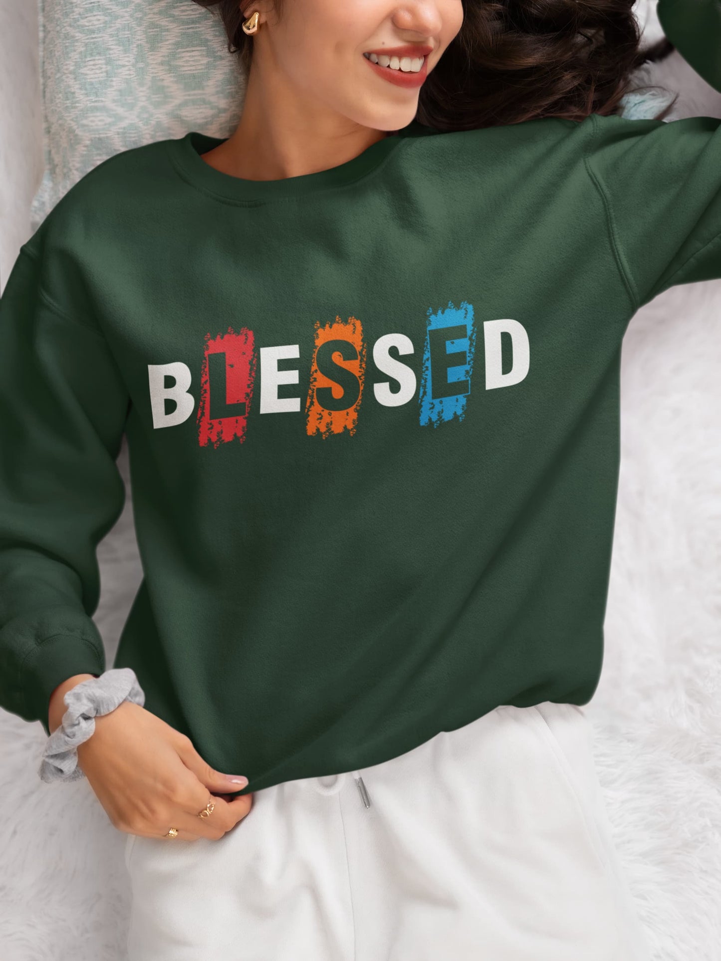 Men's Olive Green Sweatshirt