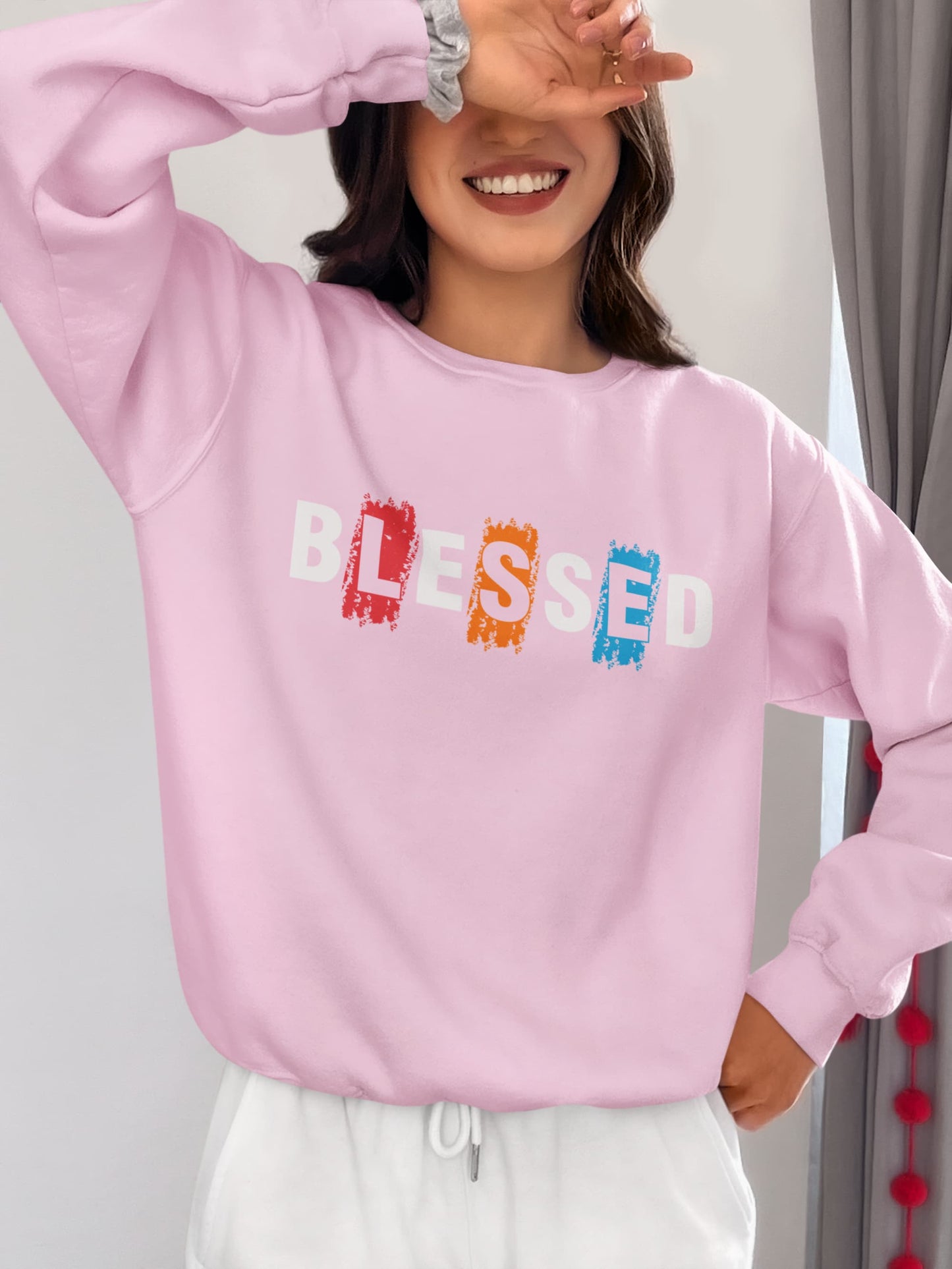 Men's Light Pink Sweatshirt
