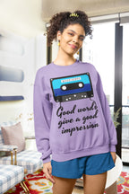 Women's Iris Lavender Sweatshirts