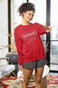 UNISEX RED SWEATSHIRT