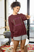 UNISEX MAROON SWEATSHIRT