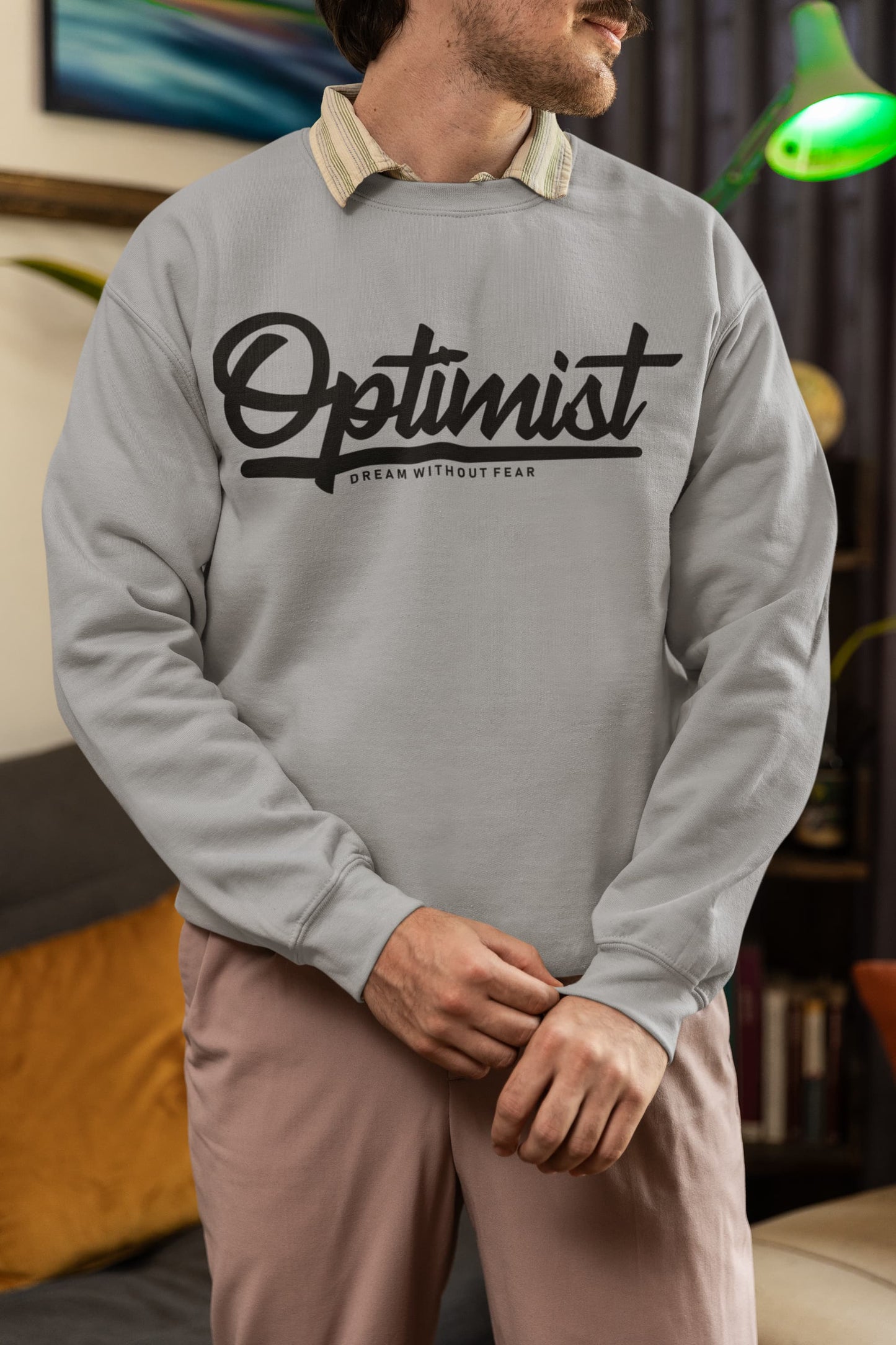 Men's Melange Grey Sweatshirts