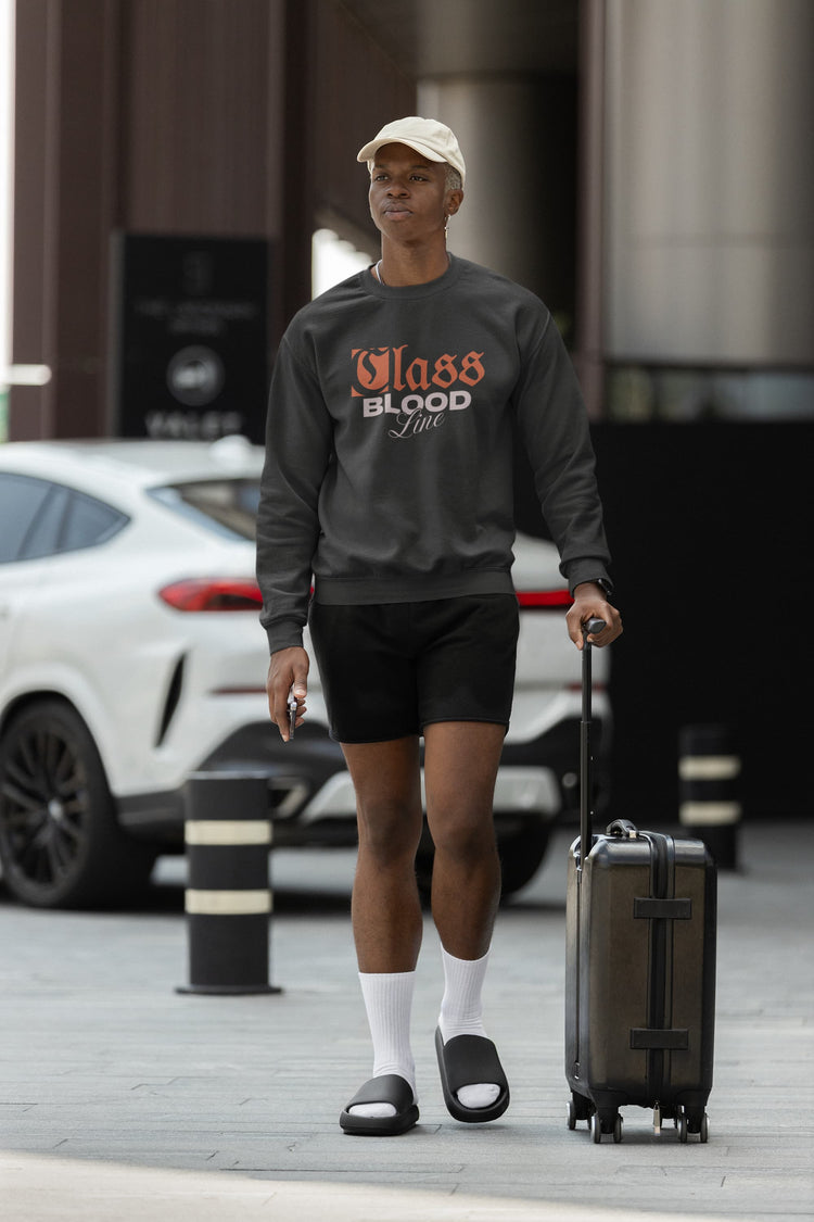 UNISEX BLACK SWEATSHIRT