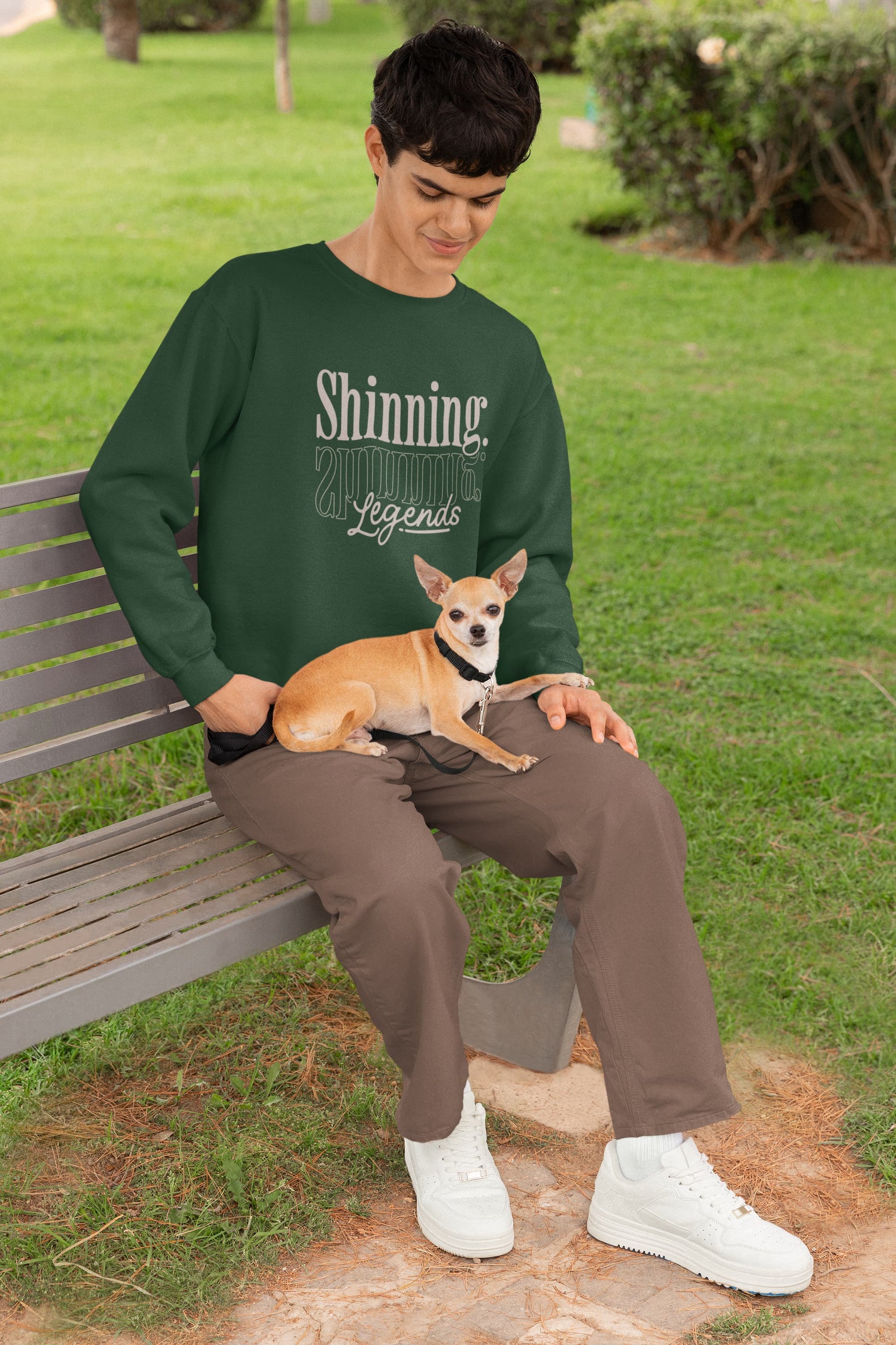 UNISEX OLIVE GREEN SWEATSHIRT