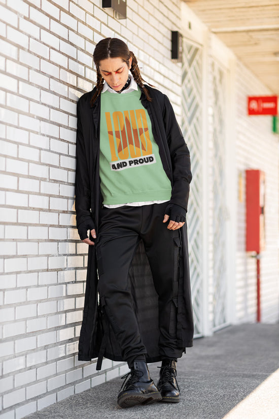 MENS MINT GREEN SWEATSHIRT