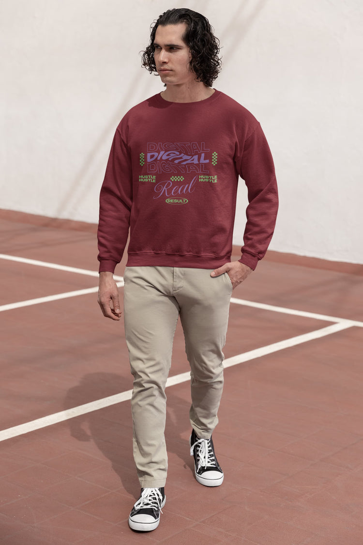 MENS MAROON SWEATSHIRT 