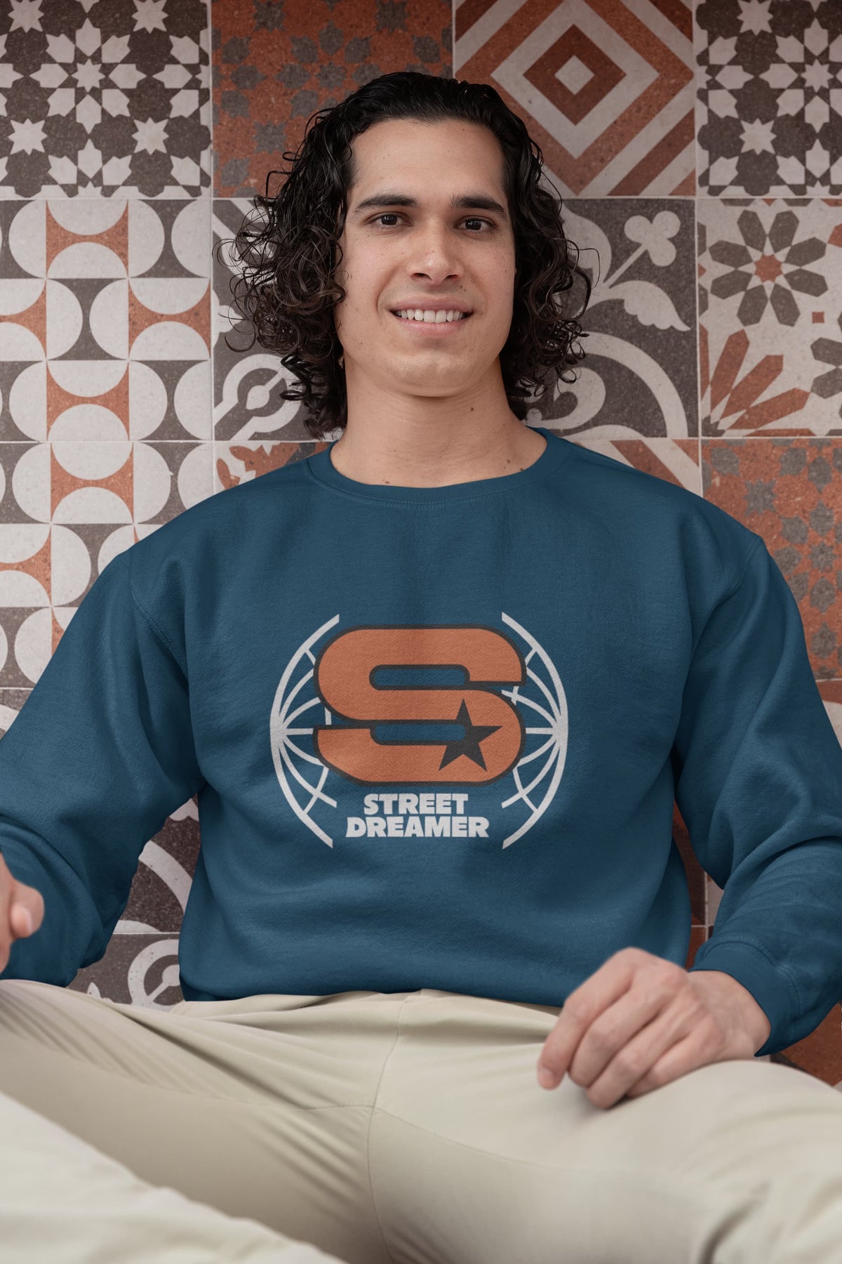 Karavirs® Blizzard Navy Blue sweatshirt for men India