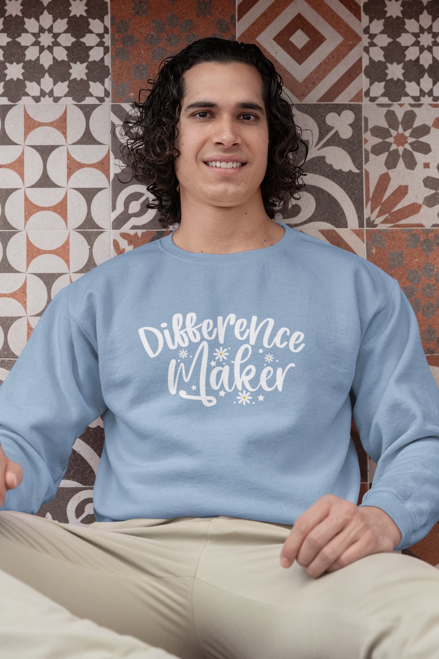 UNISEX BABY BLUE SWEATSHIRT