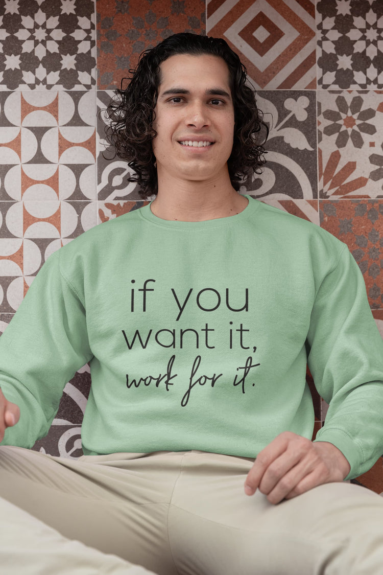 UNISEX MINT GREEN SWEATSHIRT