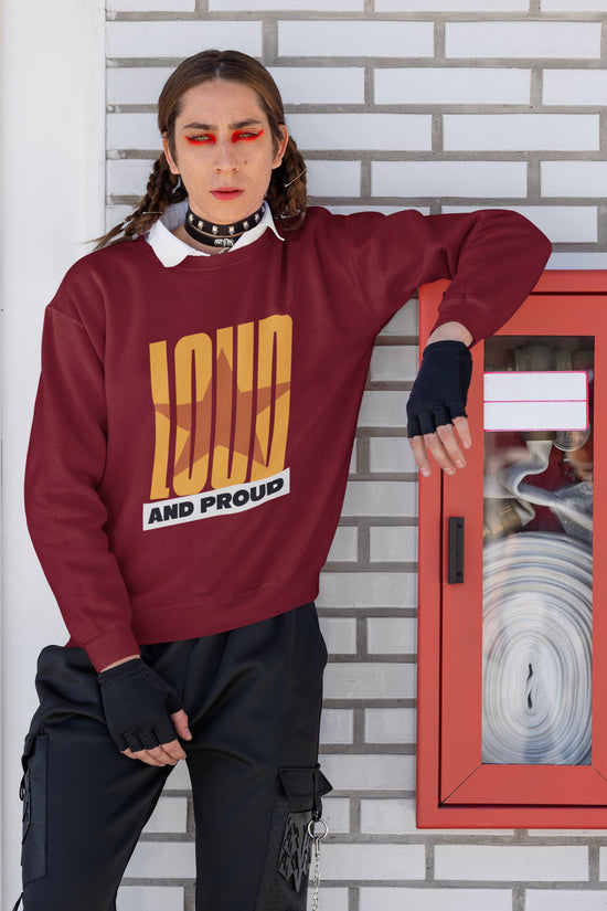 MENS MAROON SWEATSHIRT