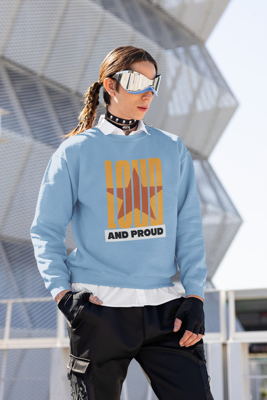 MENS BABY BLUE SWEATSHIRT