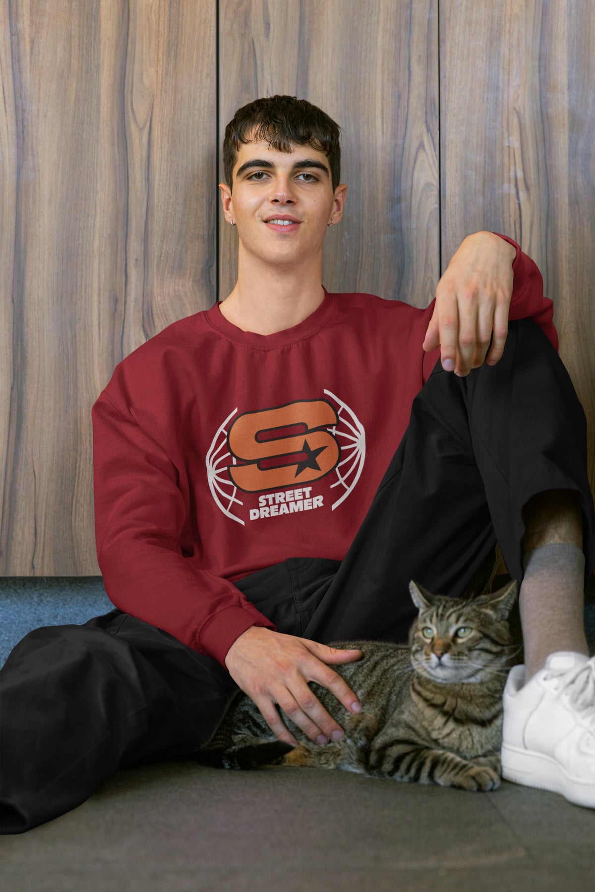 Karavirs® Blizzard Maroon sweatshirt for men India