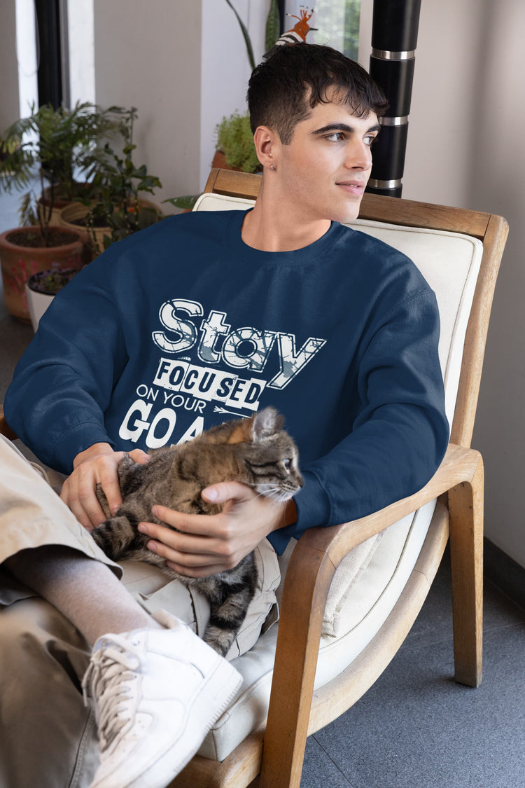 UNISEX NAVY BLUE SWEATSHIRT