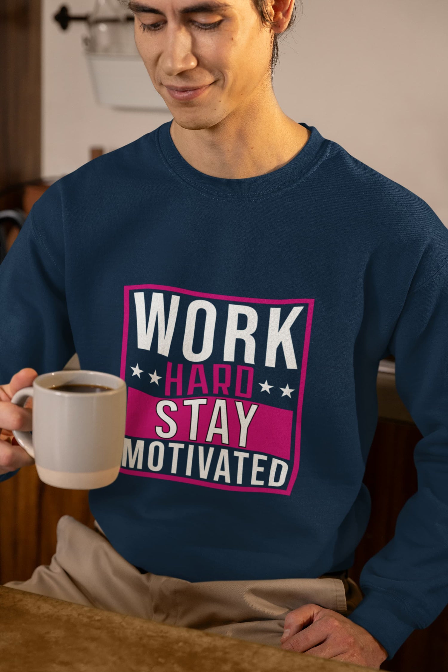 UNISEX NAVY BLUE SWEATSHIRT 