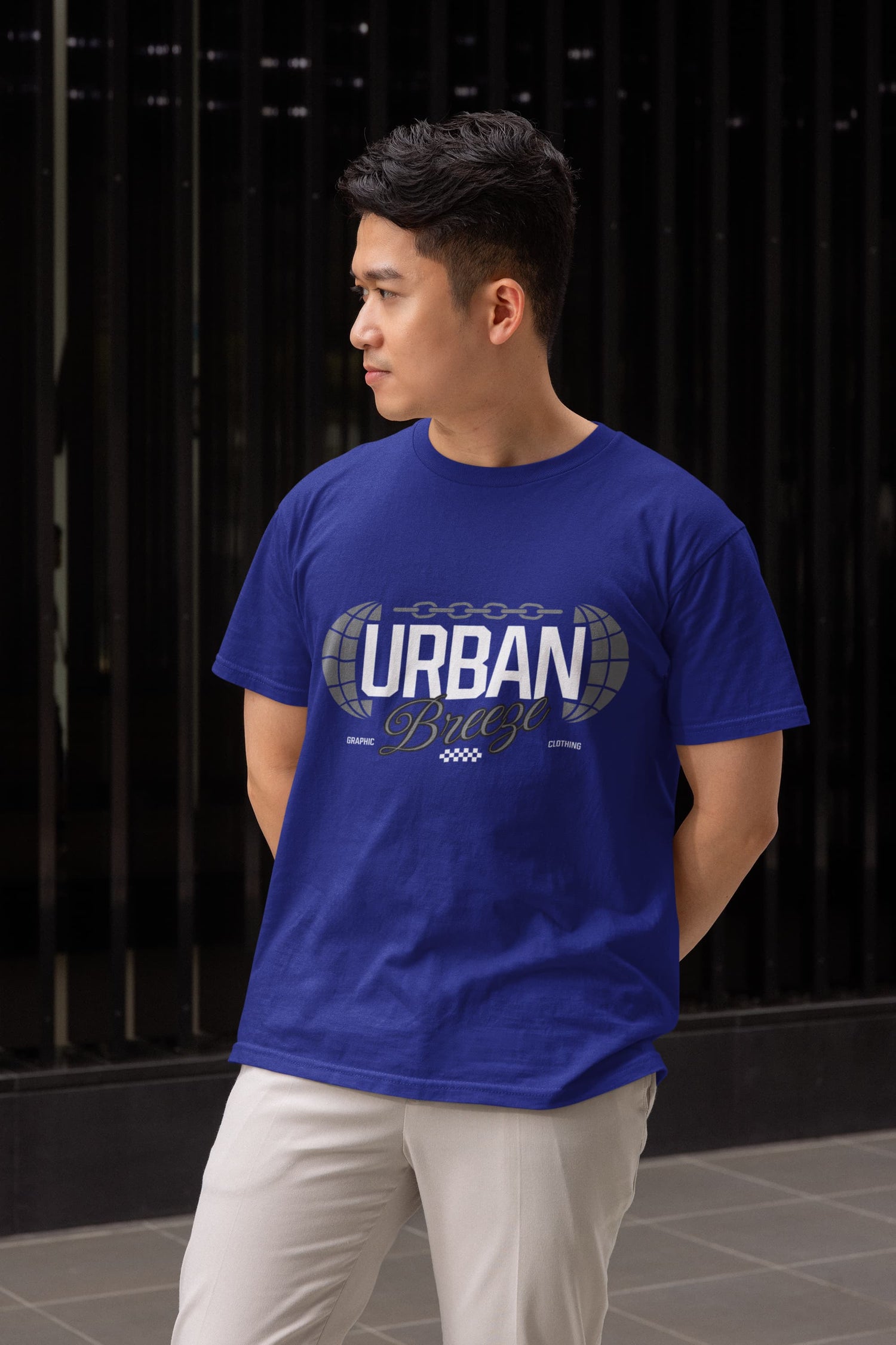 MENS ROYAL BLUE ROUNDNECK T-SHIRT 