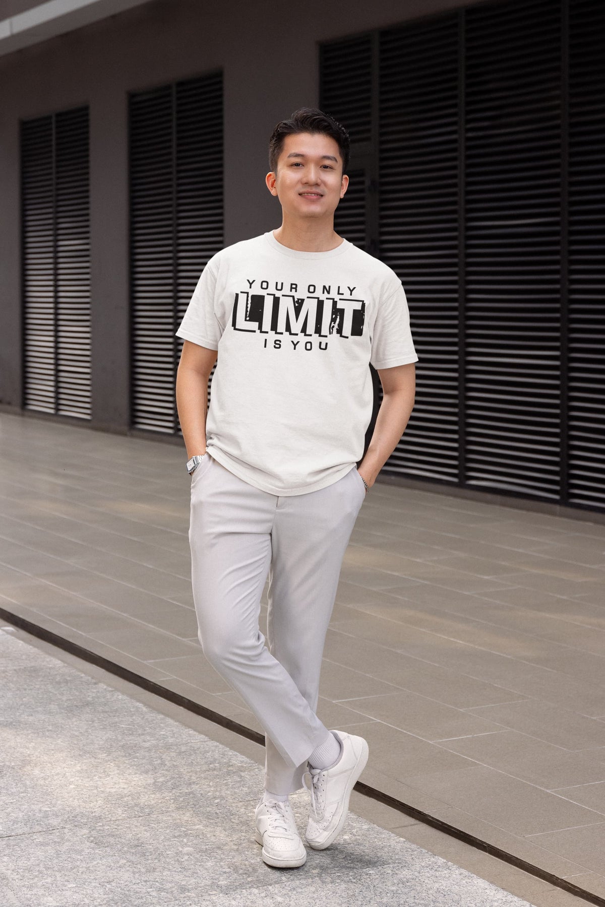 Men's White Round Neck T-shirts