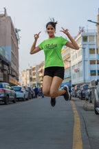WOMENS LIRIL GREEN ROUNDNECK T-SHIRT