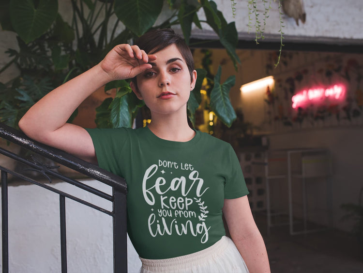 WOMENS OLIVE GREEN ROUNDNECK T-SHIRT