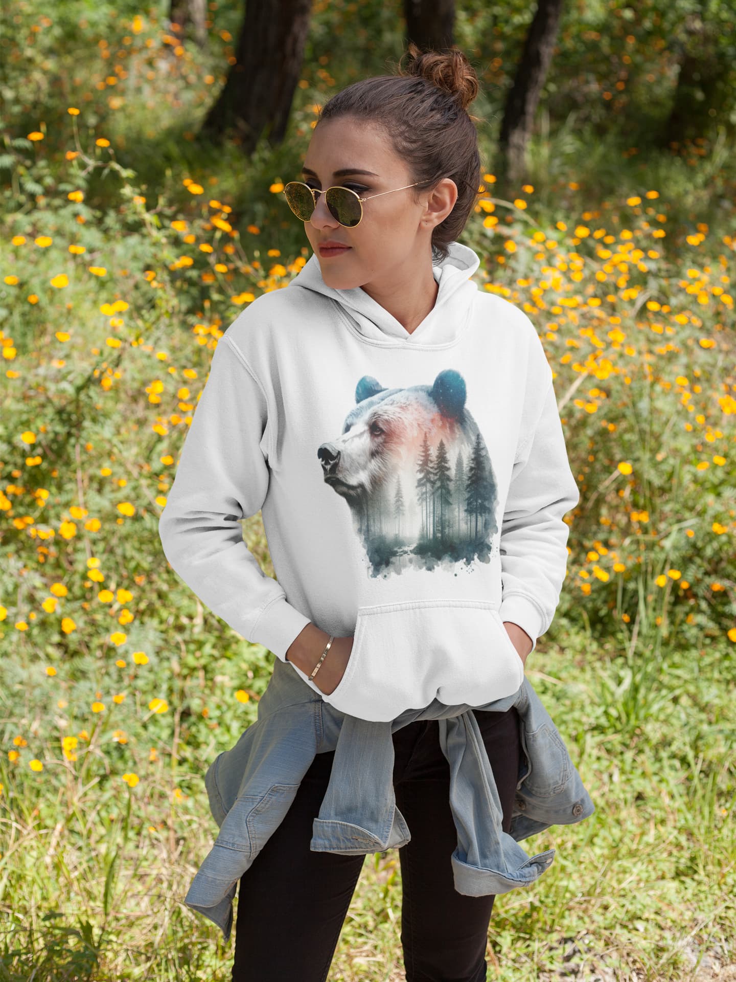 Men's White Hoodies