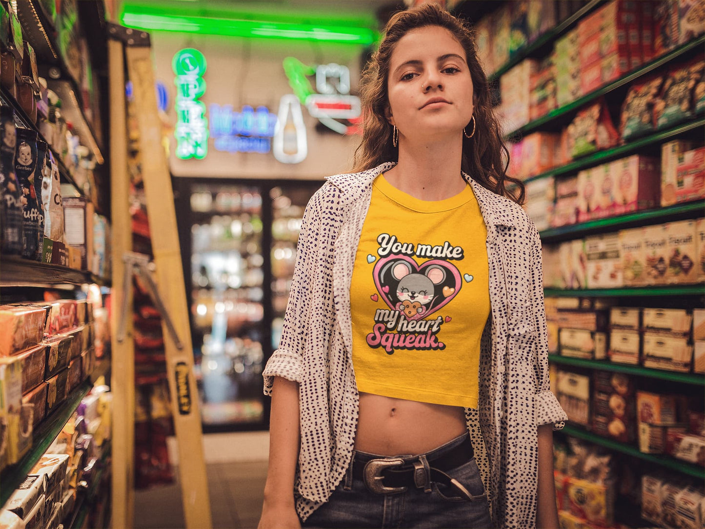 Women's Golden Yellow Crop Tops