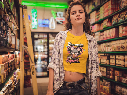 Women's Golden Yellow Crop Tops