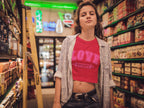 Women's Red Crop Top